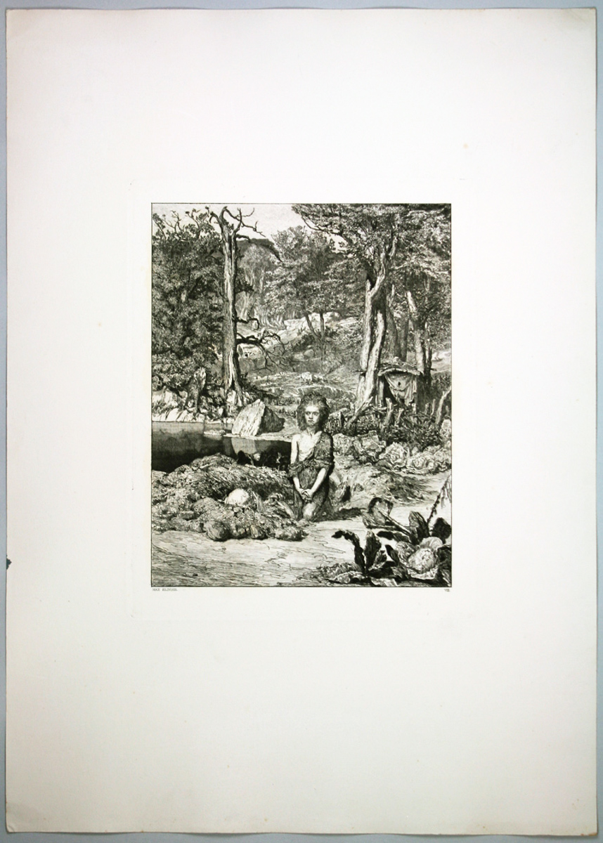 Max Klinger, Simplicius am Grabe des Einsiedlers 