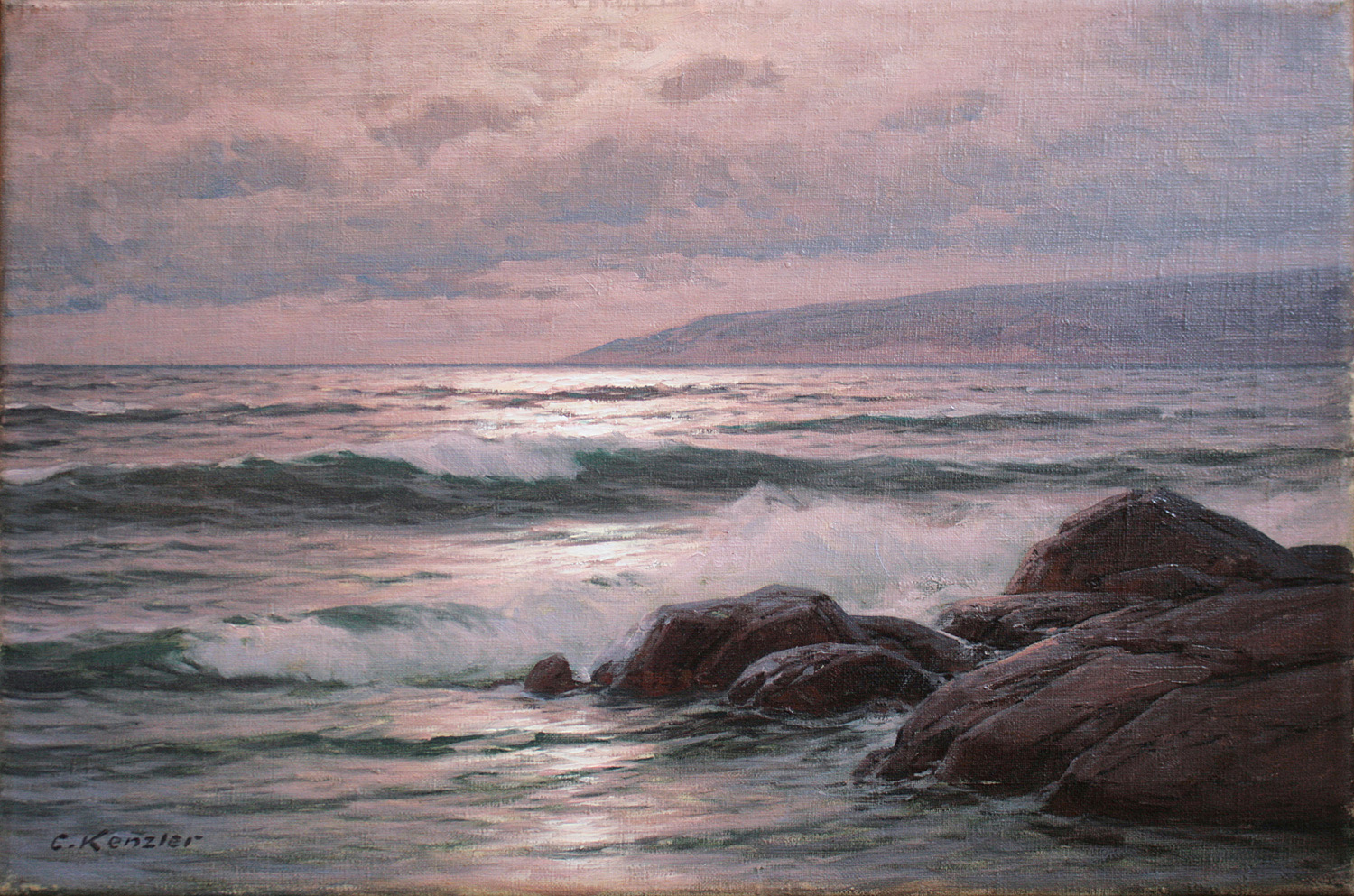 Carl Kenzler, Küstenlandschaft
