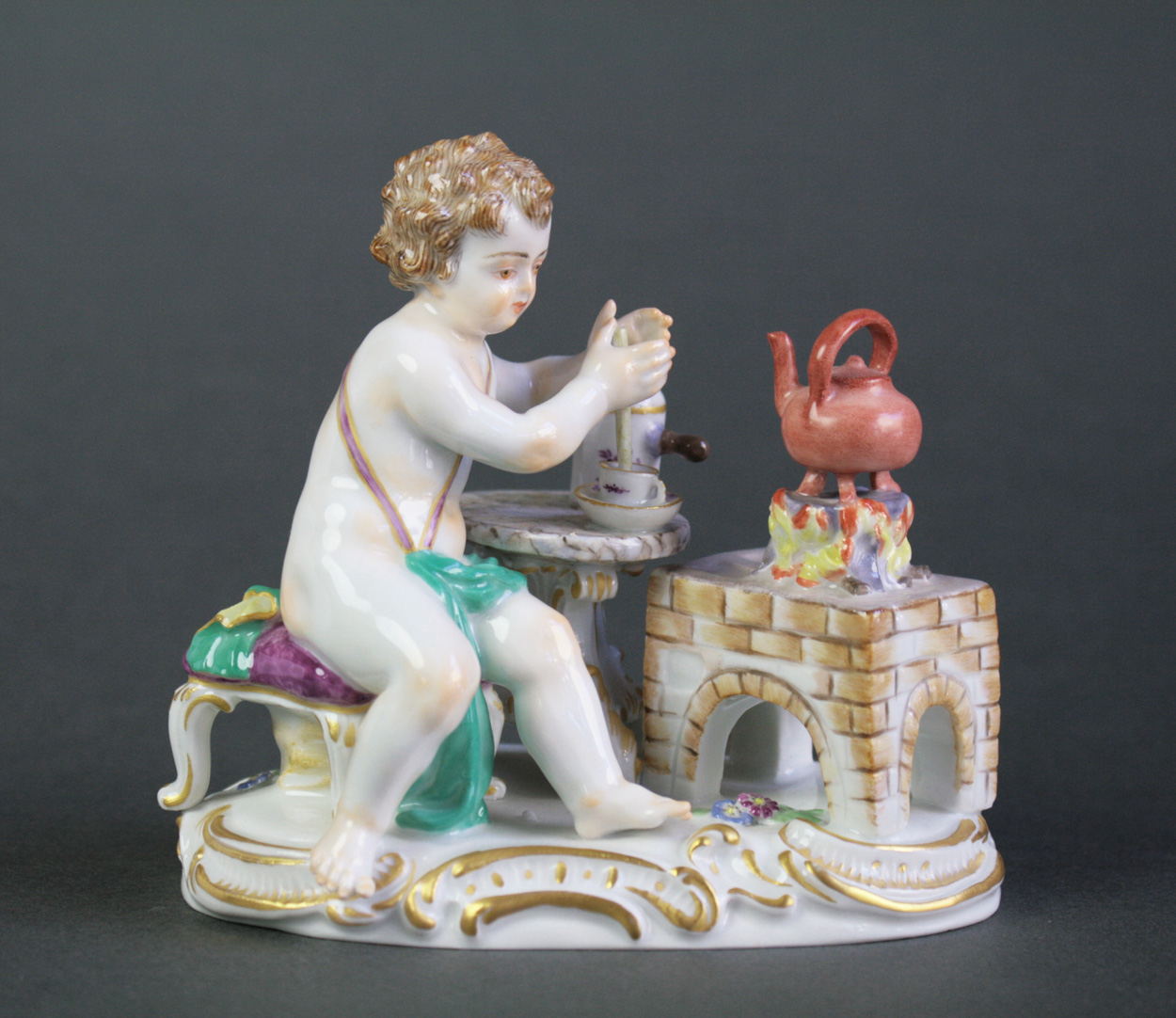 Allegorie Feuer, Vier Elemente, Johann Joachim Kaendler, Porzellanmanufaktur Meissen