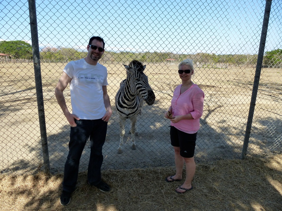 Zehbra, Lukas und ich in Costa Rica