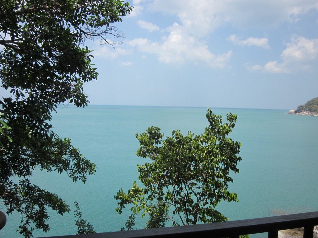 Koh Phangan - Panviman Aussicht von Terrasse