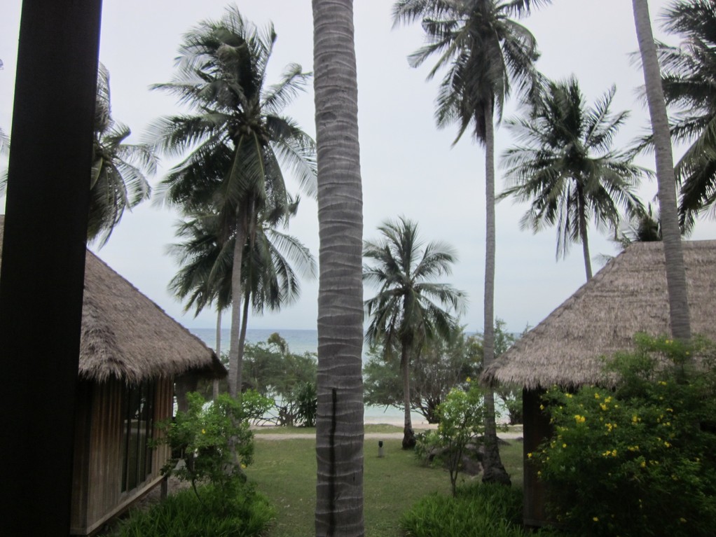 Koh Tao - Haad Tien Aussicht von Bungalow