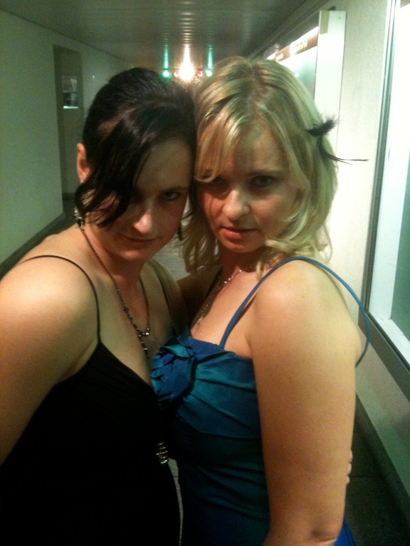mit Brigitte am Polyball 2010