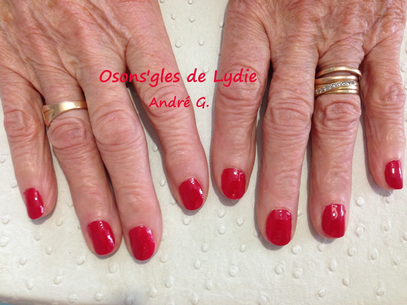 Vernis simple Rouge  : André