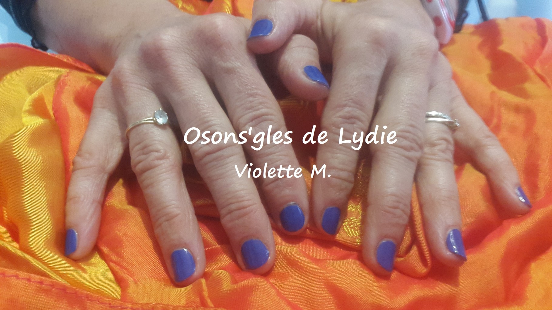 Vernis simple Bleu : Violette