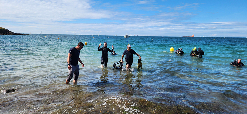Retour sur les baptêmes de plongée du Nautilus Club à Port Navalo