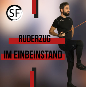 Rücken & Balance: Einarmiger Ruderzug im Einbeinstand