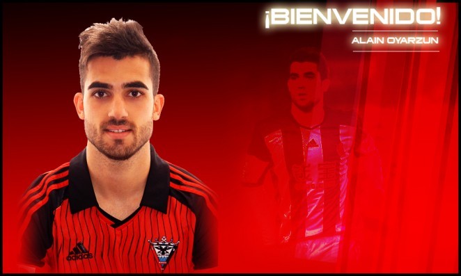 Alain Oyarzun terminará la temporada en el Mirandés. Foto: www.cdmirandes.com