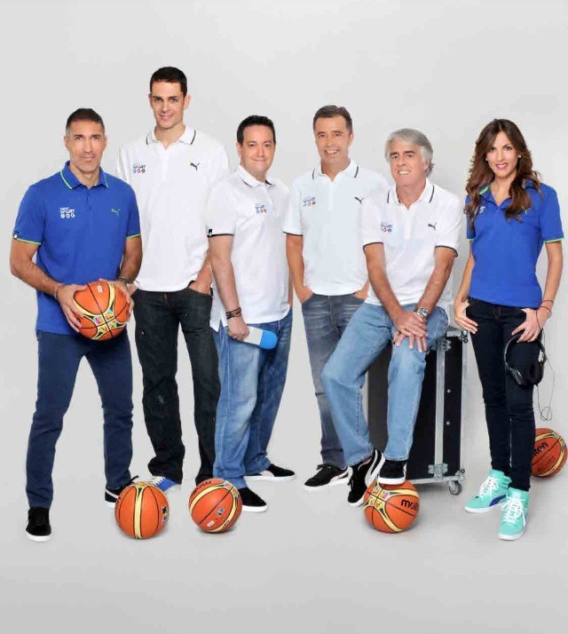 Foto oficial de Mediaset para el Mundobasket