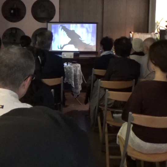 黄泉国。ヤマタノオロチ。古事記。日本神話。出雲。影絵。影絵アニメーション。影絵作家。しらみずさだこ。japanese_myth_legend
