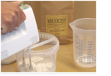 Shabby Chic Grundrezept für weiße Temperafarbe