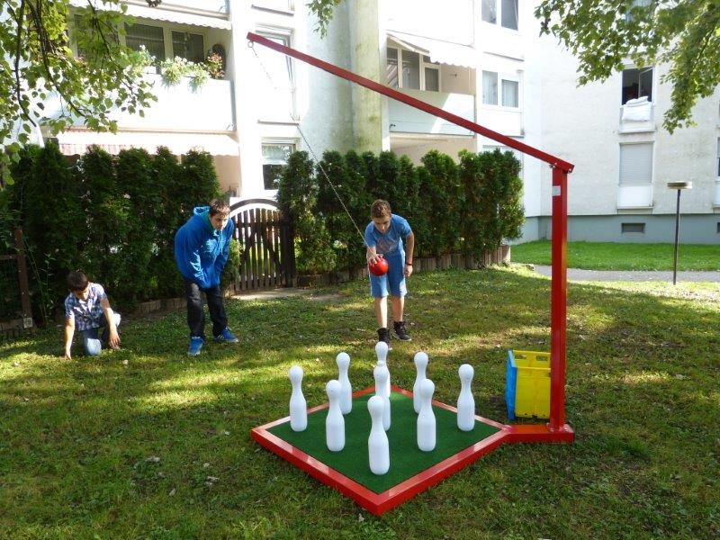 Mobiles Kegelspiel Swingo Kegeln