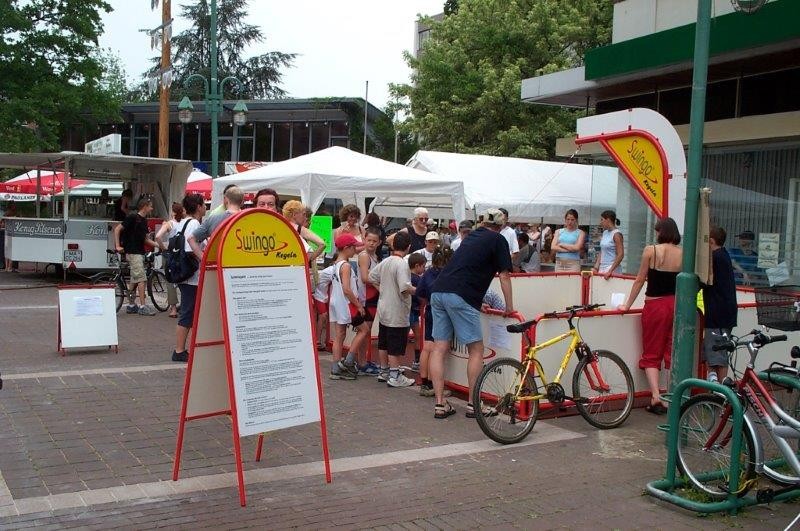 Mobile Kegelbahn Swingo Kegeln