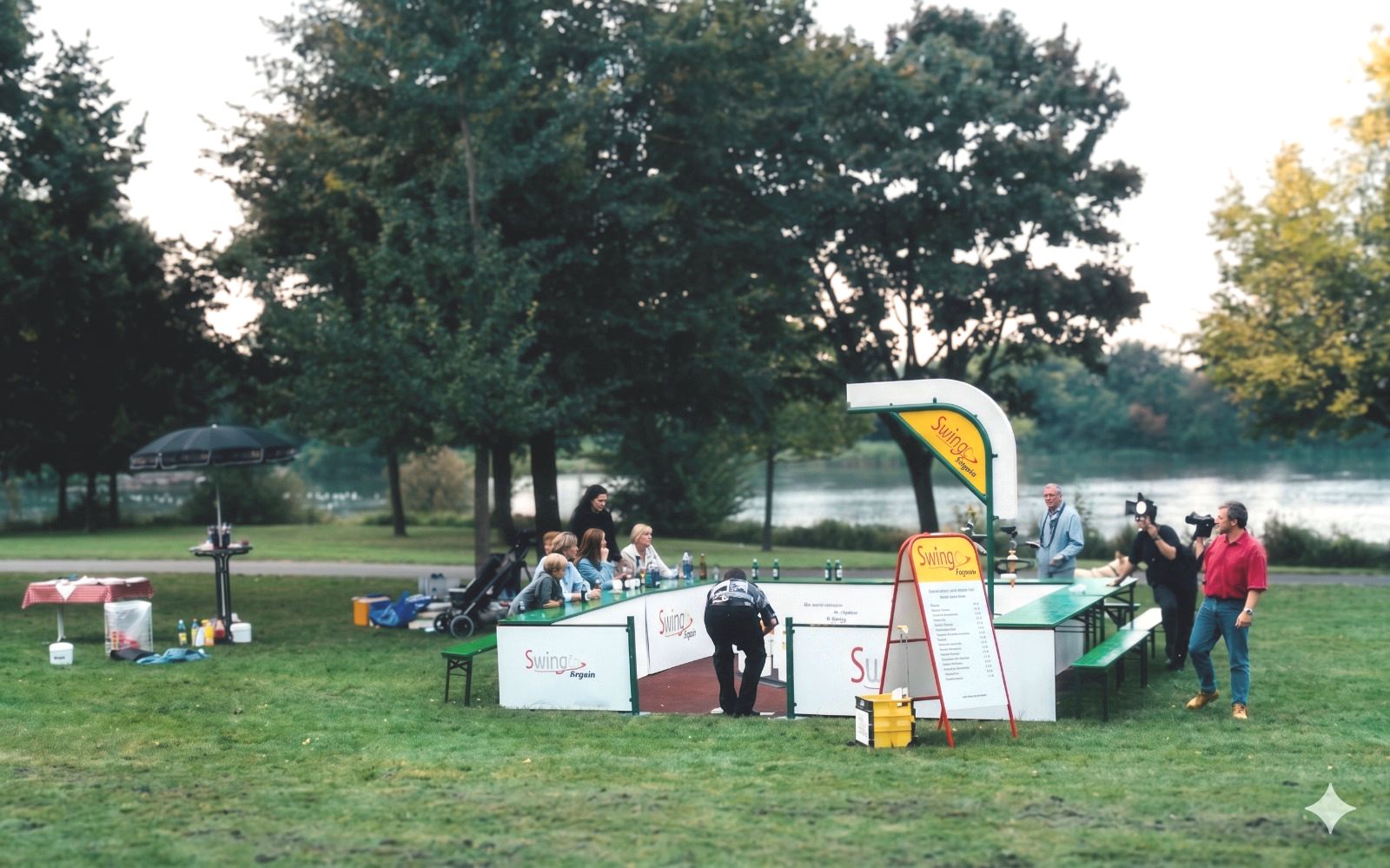 Mobile Kegelbahn Swingo Kegeln