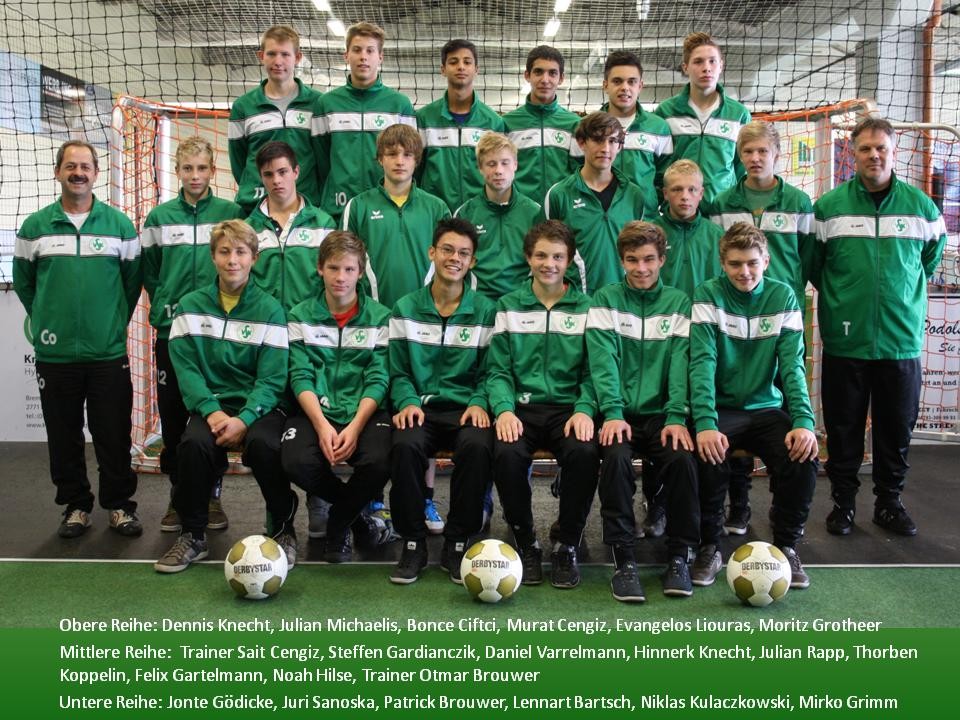 U16 2012/13 (Bezirksliga; Kreismeister & Supercupsieger 2011/12)