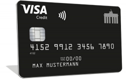 Deutschland Kreditkarte Visa Classic mit Verfügungsrahmen trotz Schufa