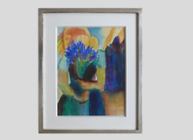 Norbert Grebmer - Mädchen mit Blumen