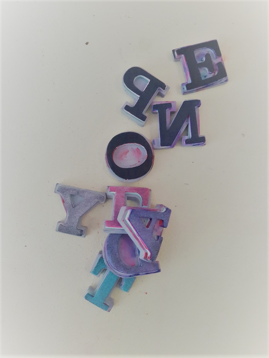 Moosgummistempel