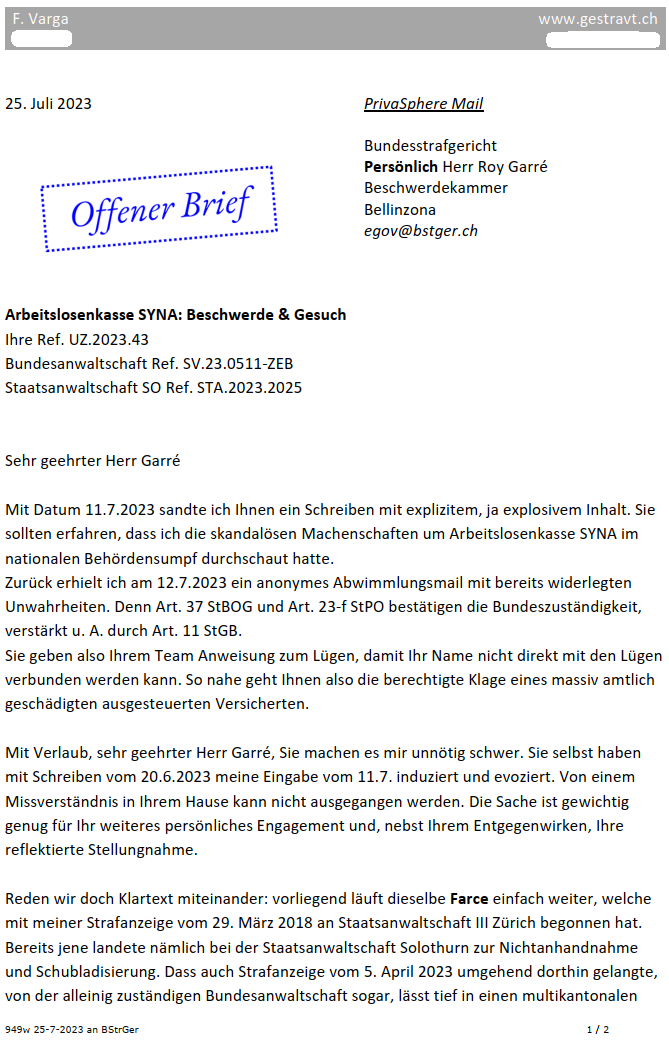 Gestravt       Seco-Chef Faktenleugner