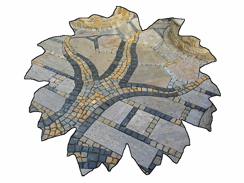 Mosaikpflasterarbeit