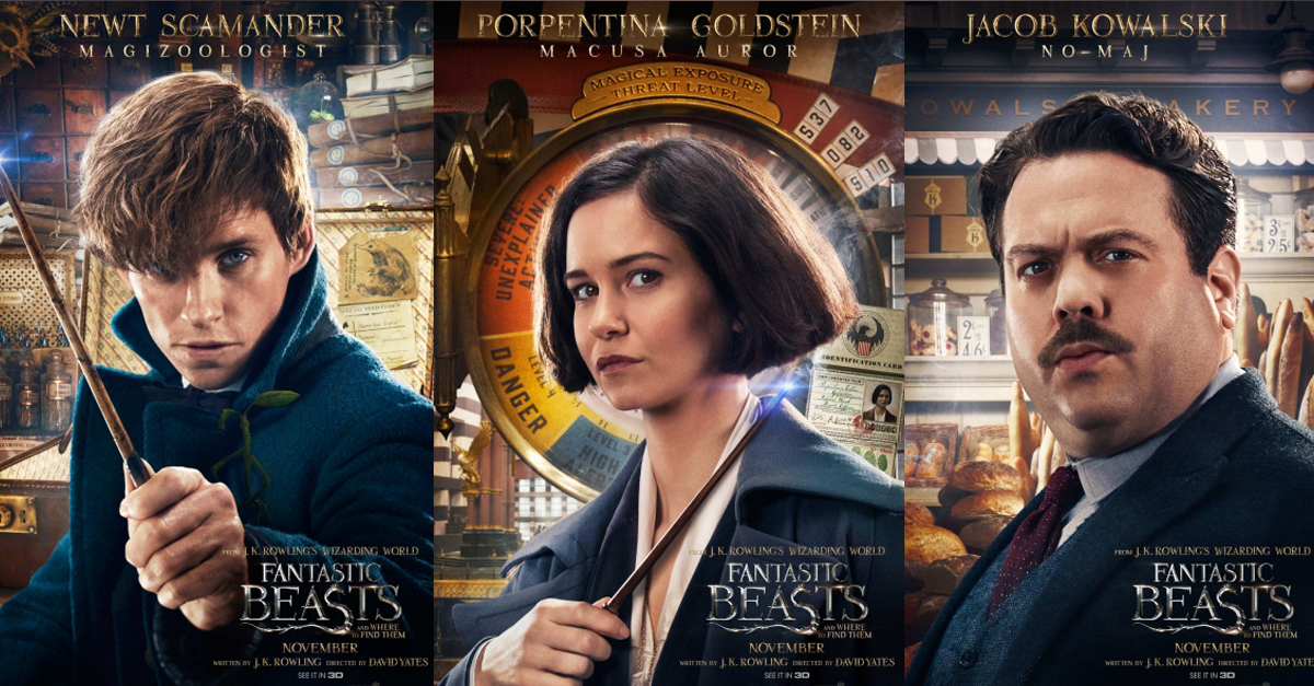 9 Nouveaux Posters Des Personnages Des Animaux Fantastiques Devoiles Potterveille