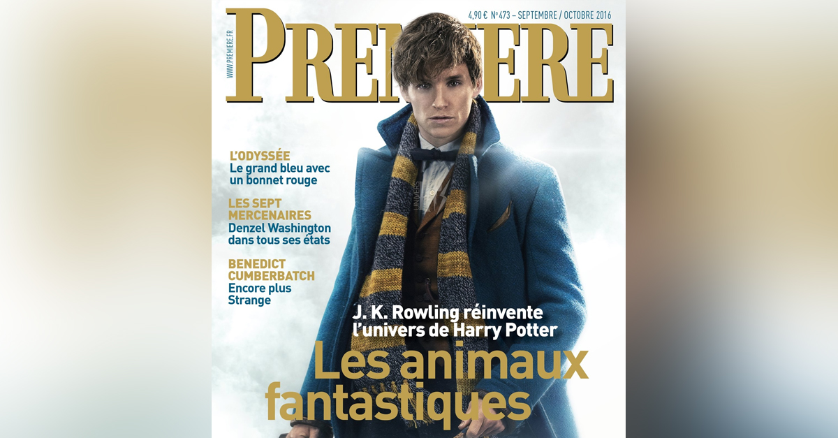 Une nouvelle photo de Norbert Dragonneau en une de Première