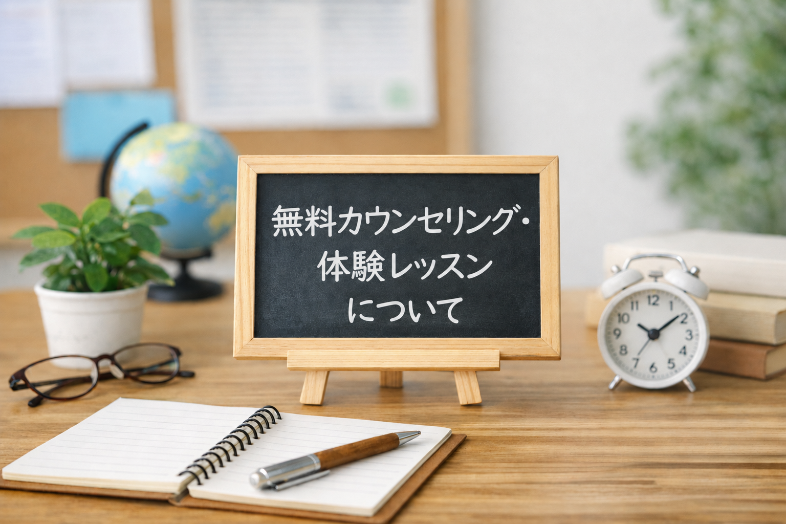 無料カウンセリング・体験レッスンについて