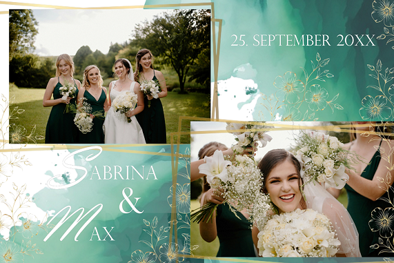 Hochzeitslayout für eine Fotoboxmiete in Kaiserslautern