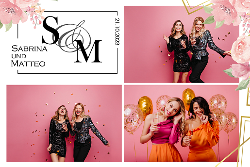 Individuelles Drucklayout mit 3 Bildern pro Fotoboxdruck