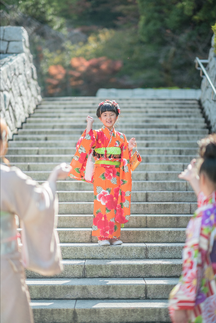 七五三撮影　出張カメラマン　出張撮影　7歳七五三　東京　深大寺　家族写真　ロケーションフォト　七五三　