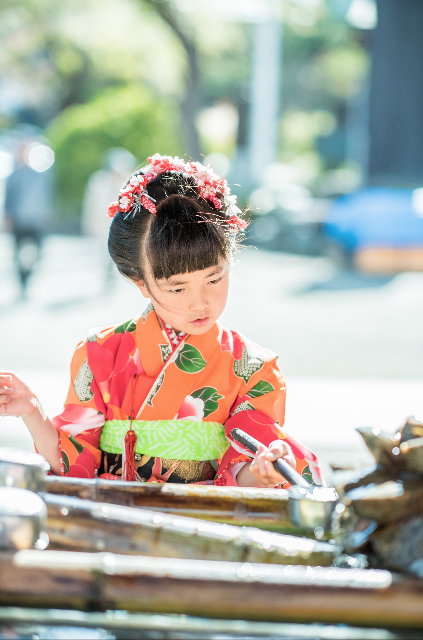 七五三撮影　北井香苗　出張カメラマン　出張撮影　7歳七五三　東京　深大寺　家族写真　ロケーションフォト　七五三　