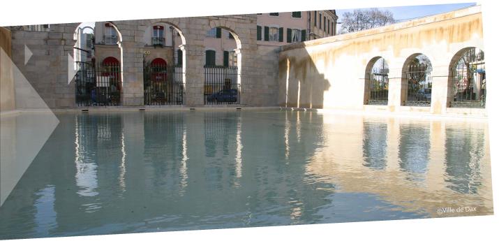 FONTAINE CHAUDE CENTRE VILLE DE DAX