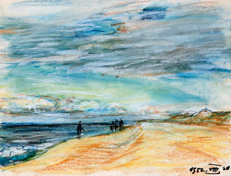  Strandimpressionenen auf Sylt, 1952