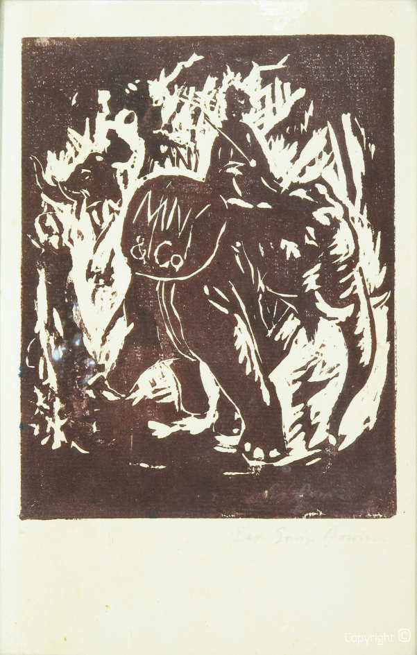 Werkverzeichnis N° 2808 – Reiter auf Elefant, 1924