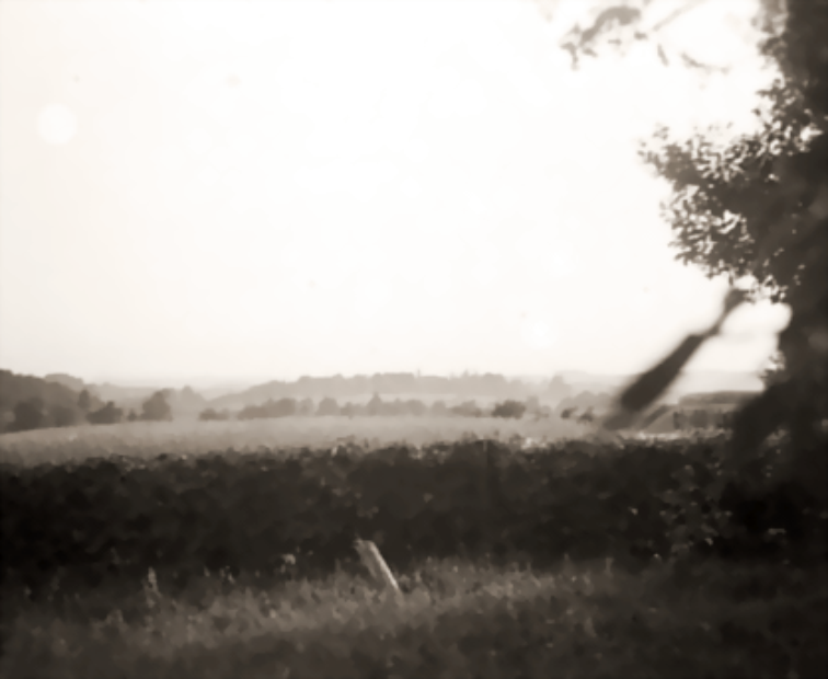 The view from the artist's garden to Kohlsberg, around 1932