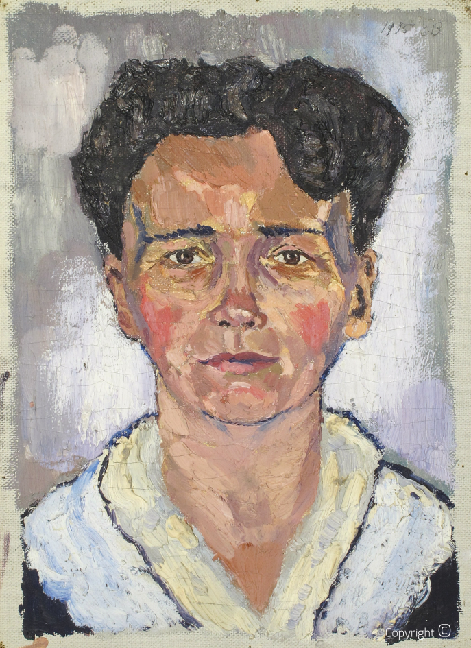 Werkverzeichnis N° 03 – Portrait der Mutter des Künstlers, 1916