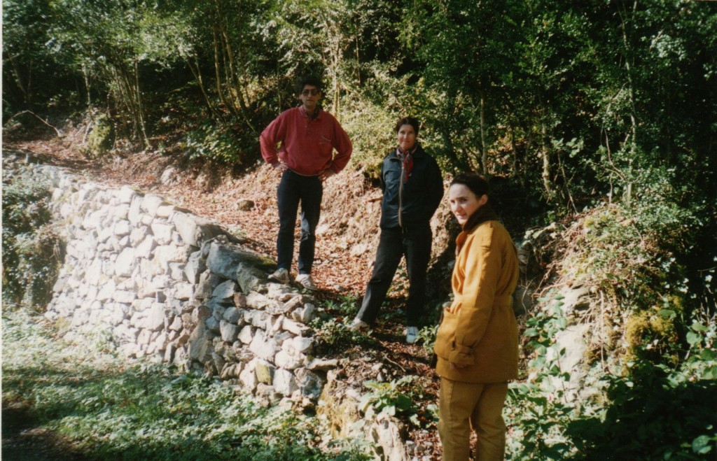 rampe achevée près des Fontaines d'Escot