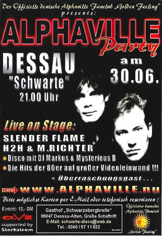 2001: Alphaville-Fantreffen in Dessau