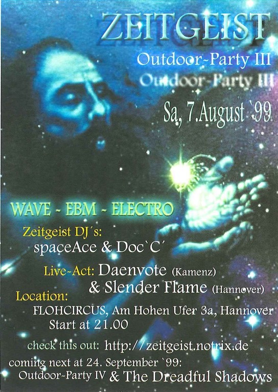 1999: Zeitgeist Outdoor-Party