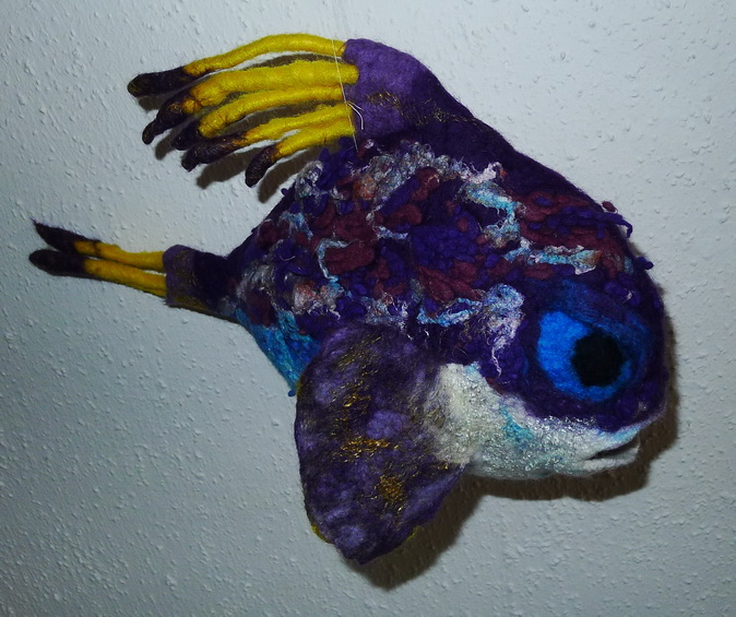 Felted fish Balthasar