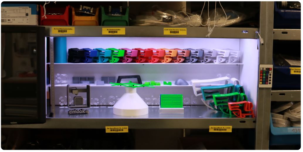 Ehmaliger Schaukasten 3D-Druck Christopher Mook von 2016 - 2020