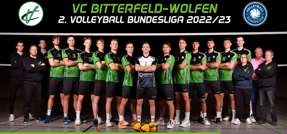 Die BiWo´s 2. Volleyball Bundesliga Team des VC Bitterfeld Wolfen