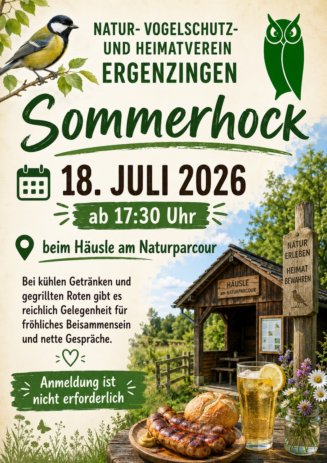 Sommerhock im Naturparcours