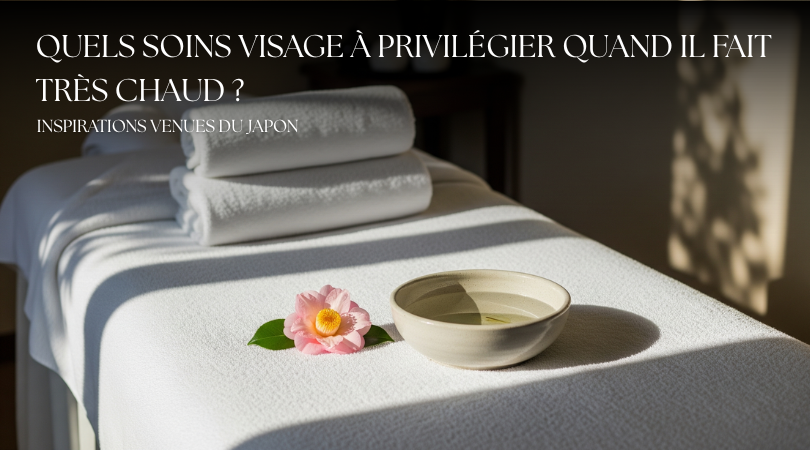 Quels soins visage à privilégier quand il fait très chaud ? Inspirations venues du Japon