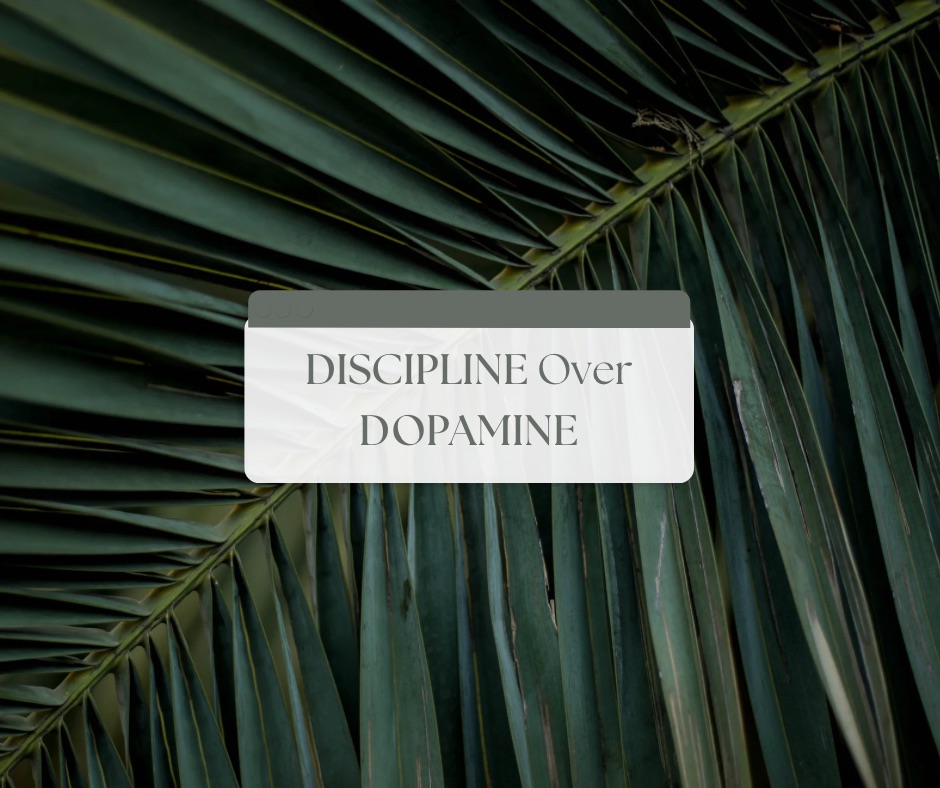 Discipline Over Dopamine