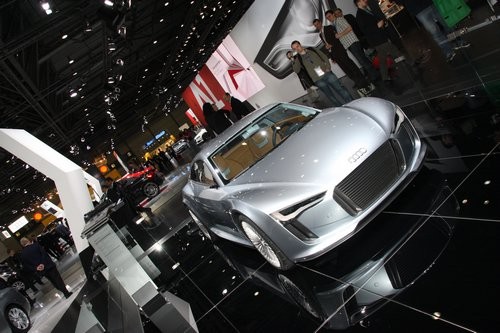 Audi e-tron auf der Automesse AMI Leipzig 2010