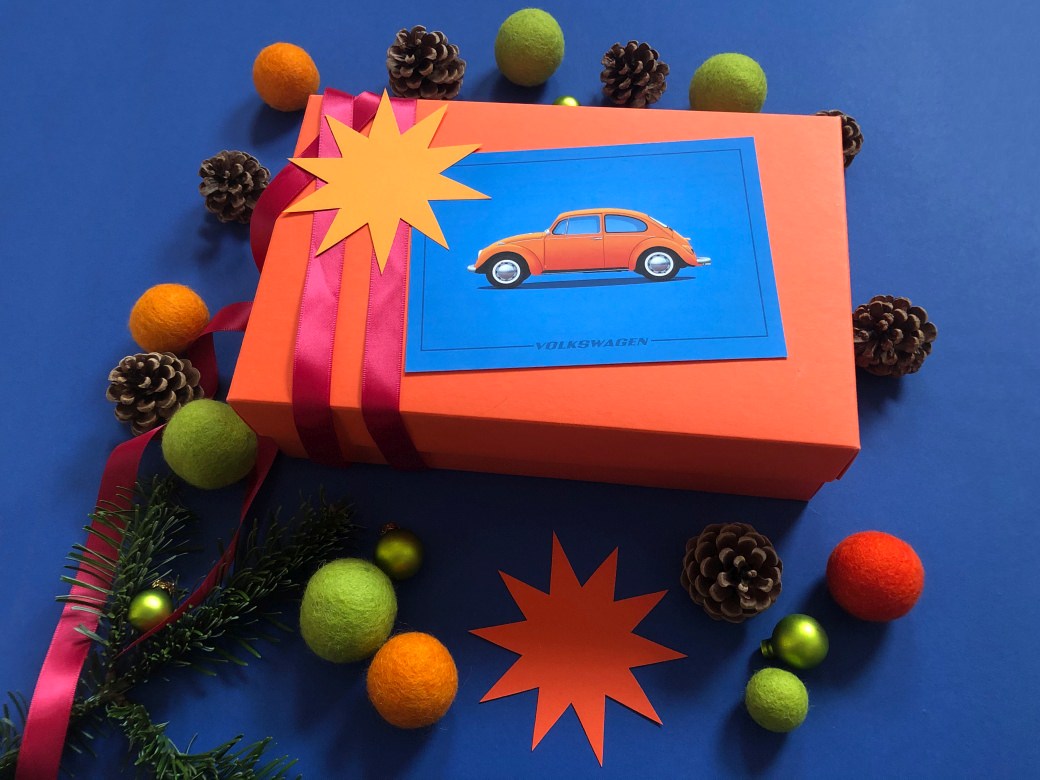 buntbox škatla škatlica darilna škatla grafika avtomobili classic cars volkswagen weihnachtsgeschenke geschenke männer moški zanj moška darila darilo božič prazniki 