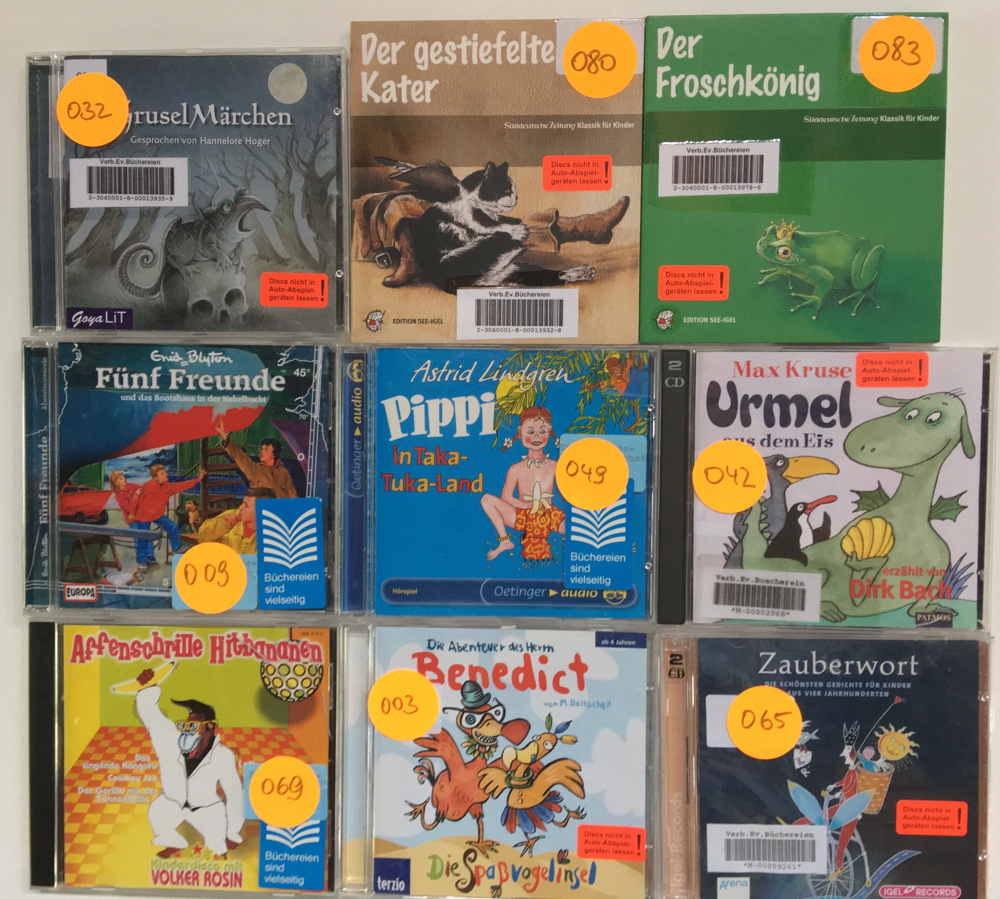 Hörbücher-CDs