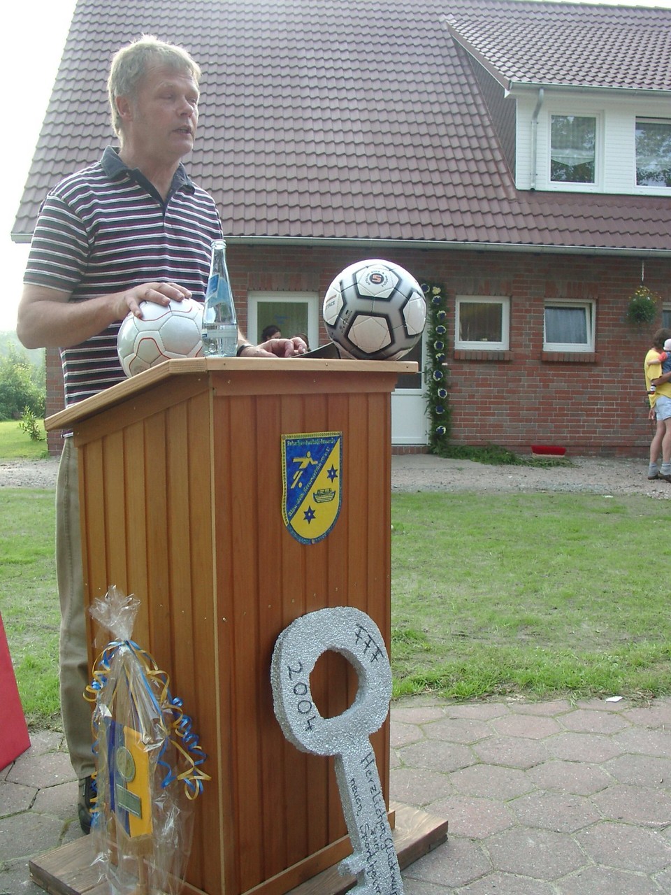 Hinrich Gast als Vertreter der Gemeinde Großheide