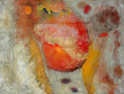  Schwangerschaft.Acryl auf Lwd., 80 x100, 2007,verkauft